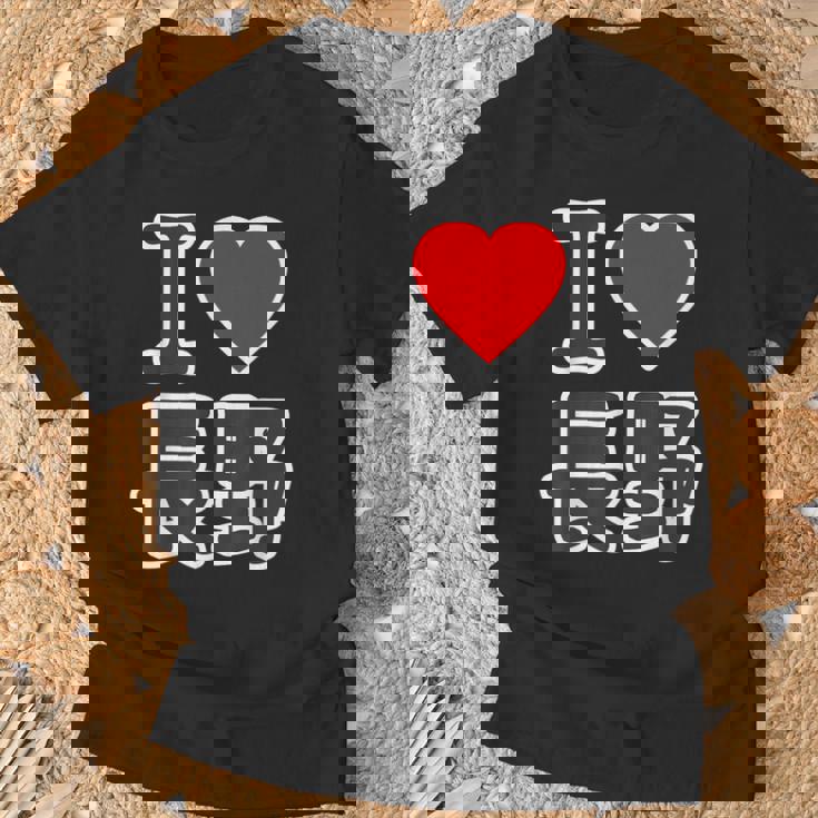 アイラブ・長野（I Love ハート）Big 大きな文字 ハート【47都道府県】ジモtティ 旅行お土産 面白 Tシャツ 高齢者への贈り物