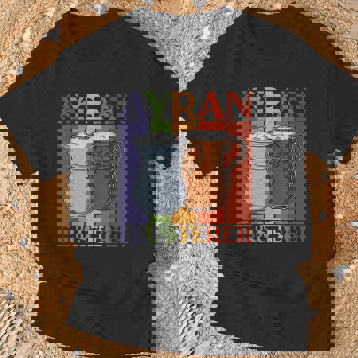 アイラン トルコ 食べ物 国のお土産 ヨーグルトドリンク 料理 Tシャツ 高齢者への贈り物