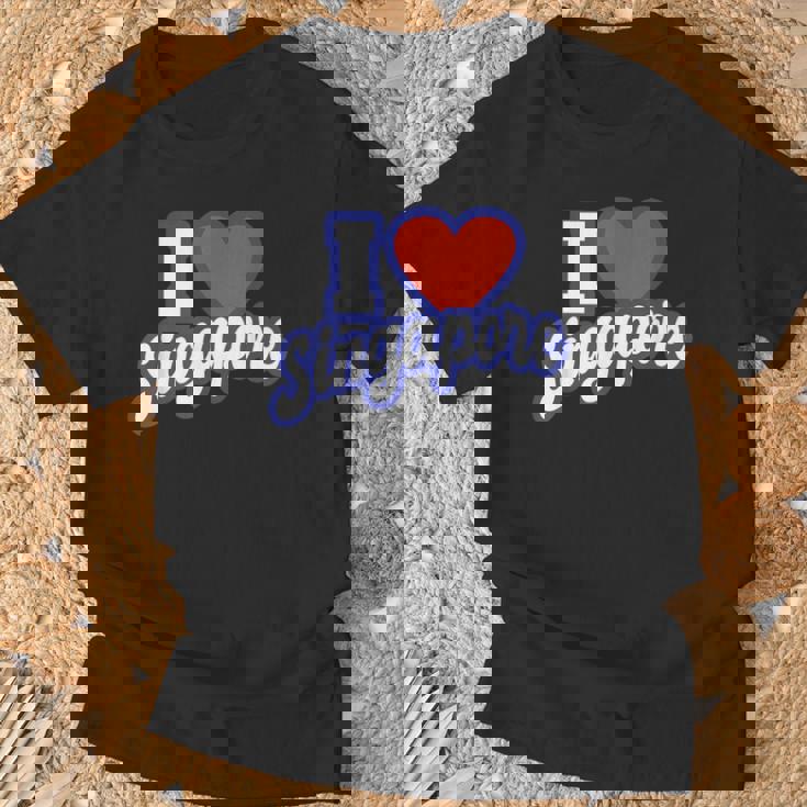 アイ・ラブ・シンガポール Tシャツ 高齢者への贈り物