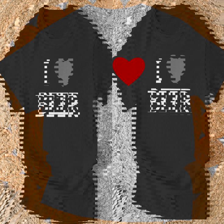 アイ・ラブ・ビール Tシャツ 高齢者への贈り物