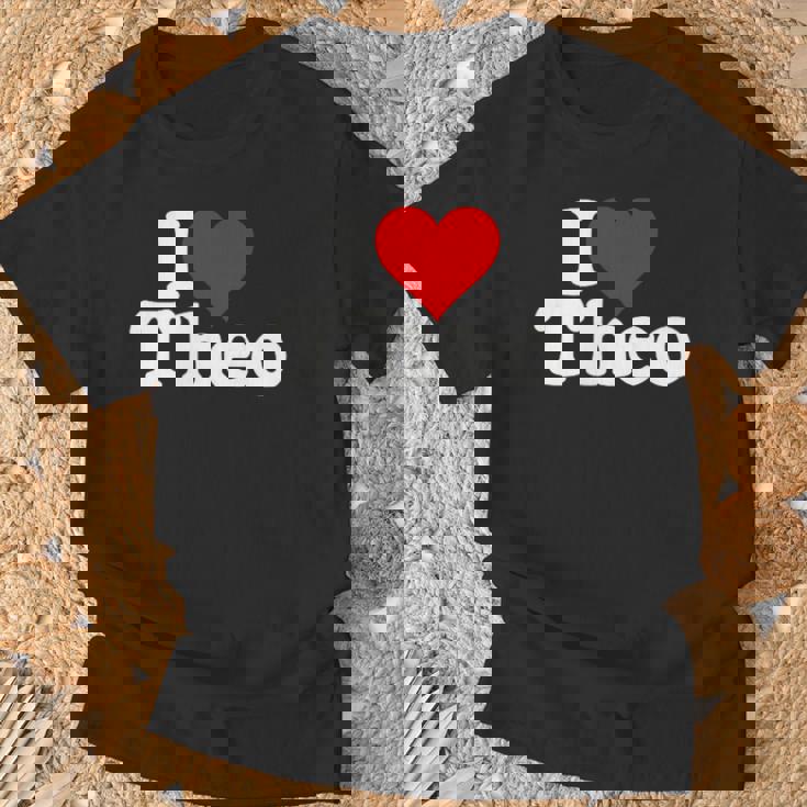 アイ・ラヴ・ハート・テオ・セオドア Tシャツ 高齢者への贈り物