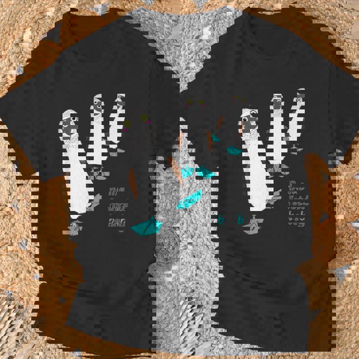 アオアシカツオドリ 鳥 Tシャツ 高齢者への贈り物