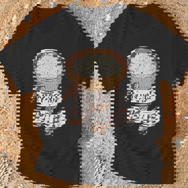 アジア料理 炒飯丼 ご飯好き 食通 Tシャツ 高齢者への贈り物