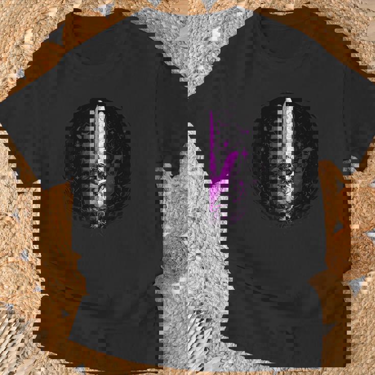 アセクシャルpride手と目と神秘的な象徴アート Tシャツ 高齢者への贈り物