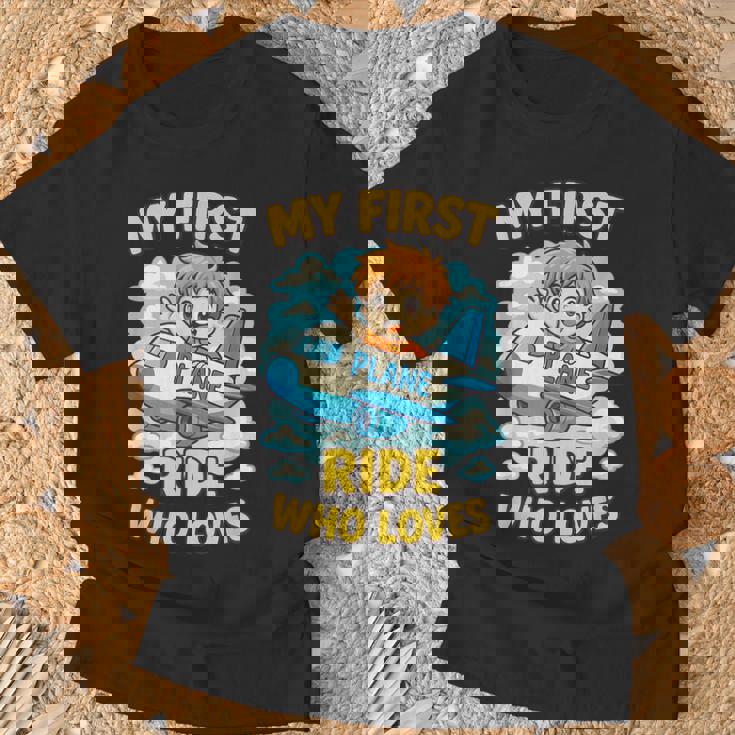 アニメ 飛行機 ライド ファーストクラスの乗客向け Tシャツ 高齢者への贈り物