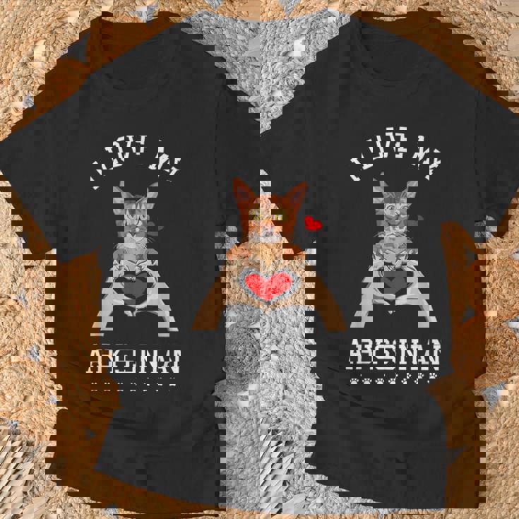 アビシニアン 猫 アビシニアン アビス Tシャツ 高齢者への贈り物