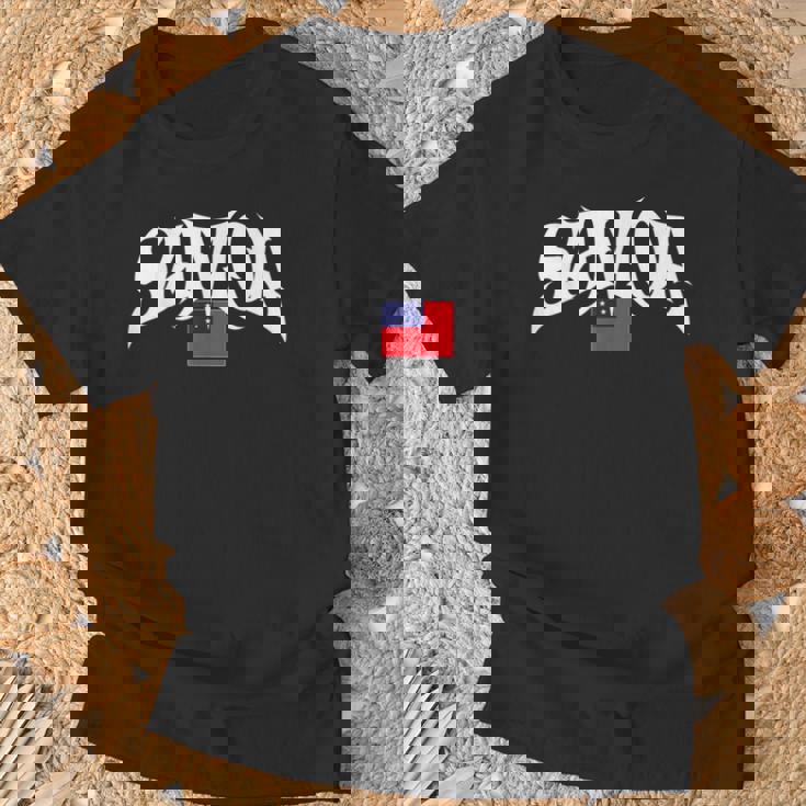 アメリカ領サモアタンクトップ Tシャツ 高齢者への贈り物