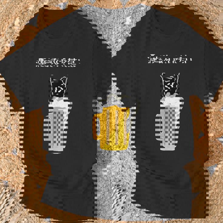 アルコールを飲まないでください 猫 お酒 ビール好き Tシャツ 高齢者への贈り物