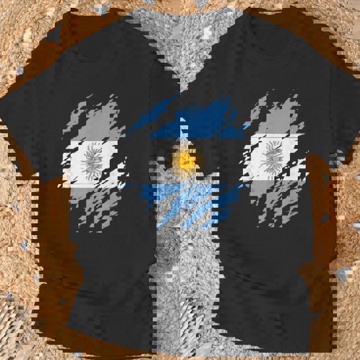 アルゼンチンの旗アルゼンチン Tシャツ 高齢者への贈り物