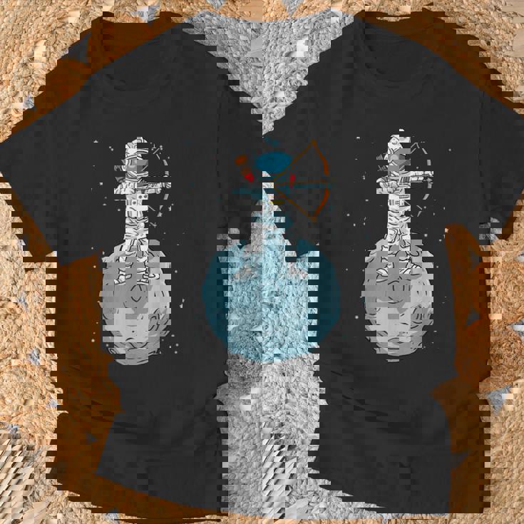 アーチェリーシャツキッズロングボウ宇宙飛行士ギフトキッズボウアーチェリー Tシャツ 高齢者への贈り物