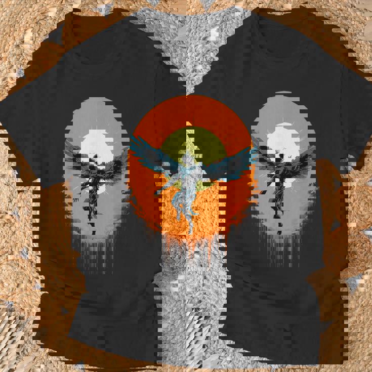 イカロスと蝋の翼 Tシャツ 高齢者への贈り物