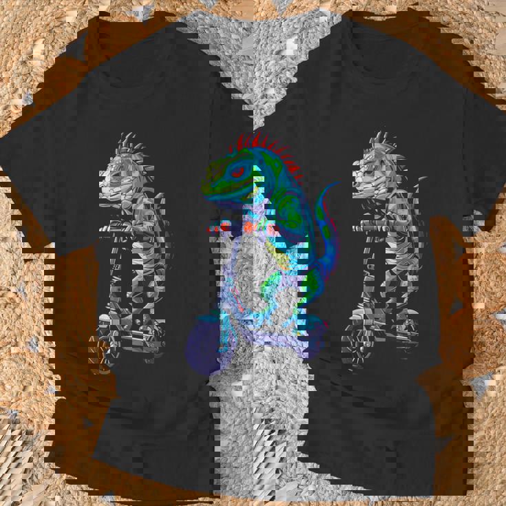 イグアナスクーター Tシャツ 高齢者への贈り物