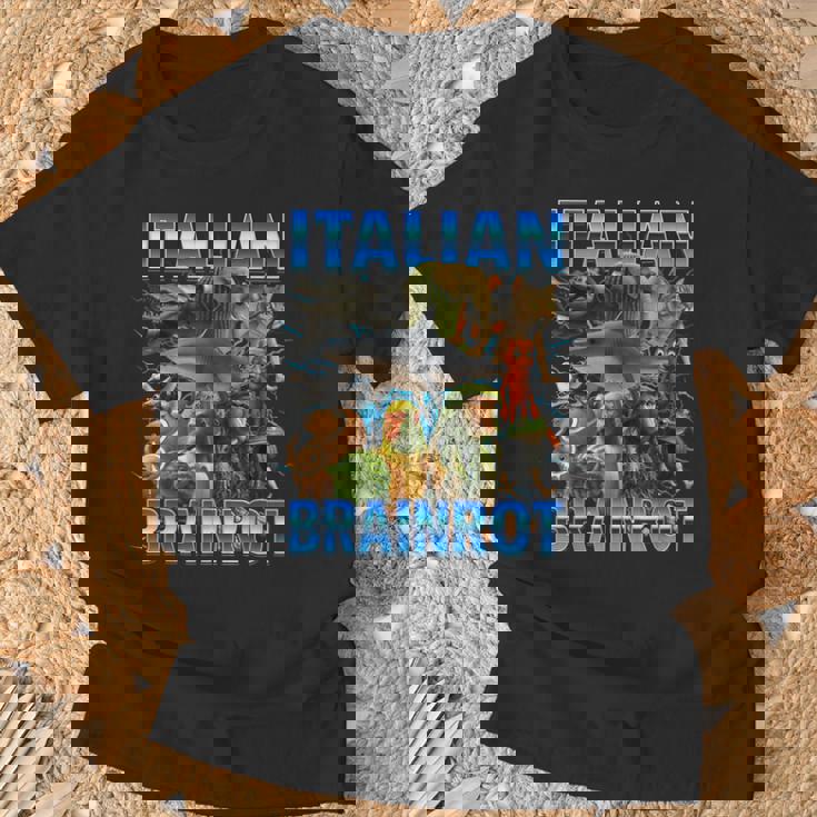 イタリアン ブレイン ミーム トラレロ トラララ ボンバルディーノ クロコディロ Tシャツ 高齢者への贈り物