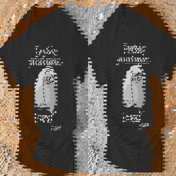 インスピレーションを与える引用句 パブロ・ピカソ Tシャツ 高齢者への贈り物