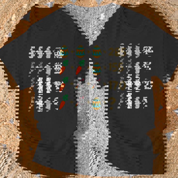 イースター算数レッスン 算数教師 Tシャツ 高齢者への贈り物