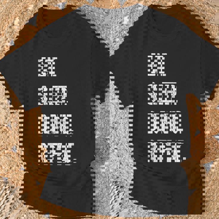 イート・スリープ・ディスクダンノ・リピート Tシャツ 高齢者への贈り物