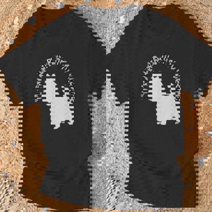 ウエスト・ハイランド・テリア-ウェスティと一緒にいたい Tシャツ 高齢者への贈り物