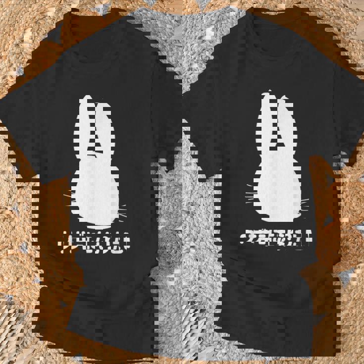 ウサギになりたい おもしろ ウサギ 兎 Tシャツ 高齢者への贈り物