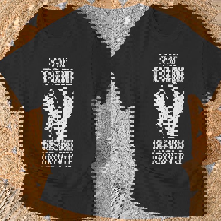 ウークワーカー チェーンソー ロガー アーボリスト Tシャツ 高齢者への贈り物