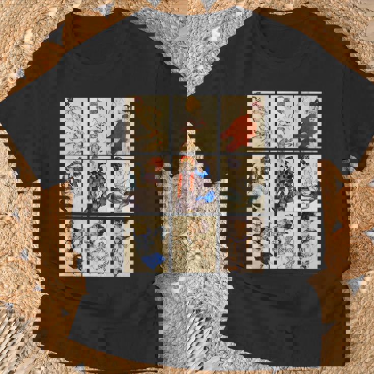 エゴン・シーレアール・ヌーボーによる有名な表現主義の肖像画 Tシャツ 高齢者への贈り物