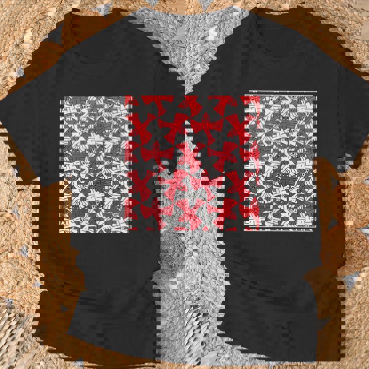 エッシャーにインスパイアされた鳥のテッセレーション。 Tシャツ 高齢者への贈り物