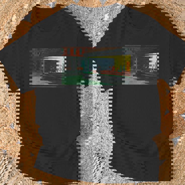エドワード・ホッパーズ・ナイトホークス Tシャツ 高齢者への贈り物