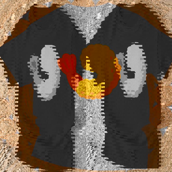 エビフライ エビの天ぷら 海老 コスチューム Tシャツ 高齢者への贈り物