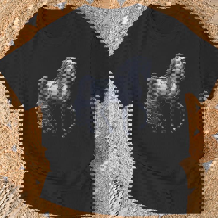 エレガントなアラビア馬のデザイン、馬好きに最適です。 Tシャツ 高齢者への贈り物