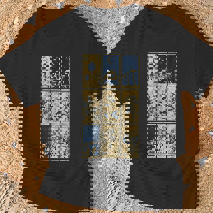 オカルト精神活性植物サイケデリックゴシック薬タロット Tシャツ 高齢者への贈り物