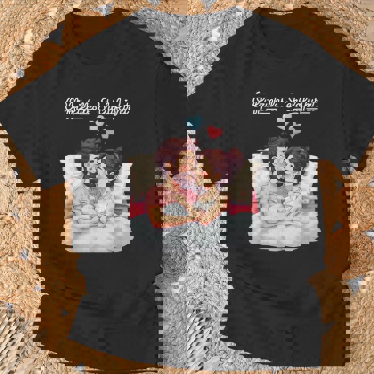 オフィシャルスリープシャツ面白いカップルロマンチックギフト Tシャツ 高齢者への贈り物