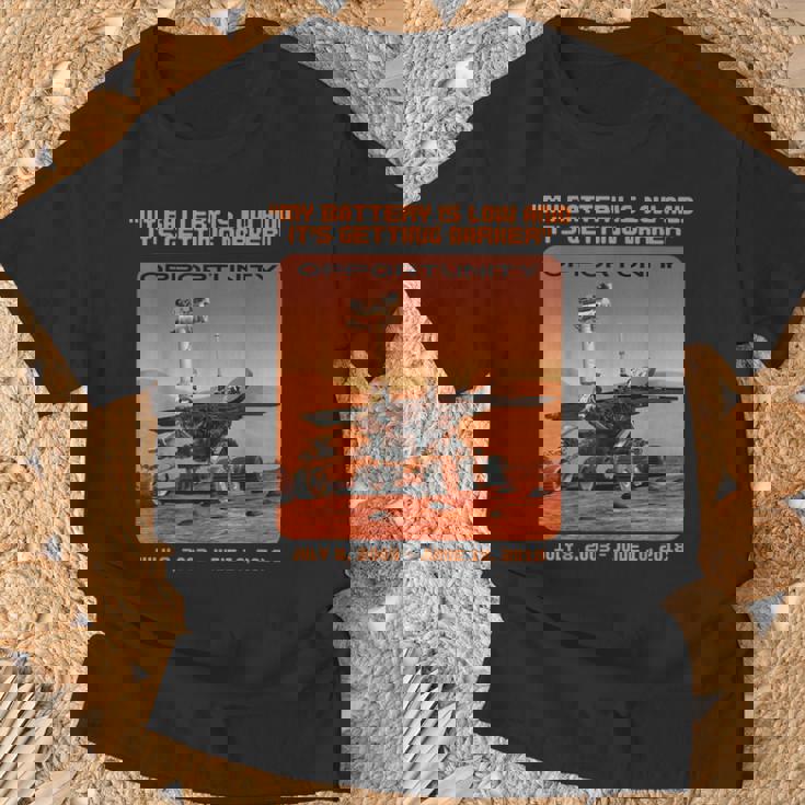 オポチュニティ 火星探査機 最後の言葉 Tシャツ 高齢者への贈り物