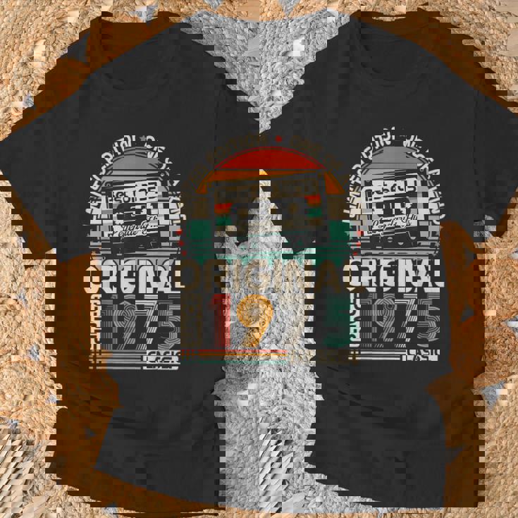 オリジナル1975 50周年記念ギフト 男女兼用 Tシャツ 高齢者への贈り物