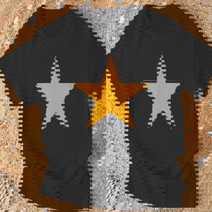 オレンジスター 複数の色 Tシャツ 高齢者への贈り物