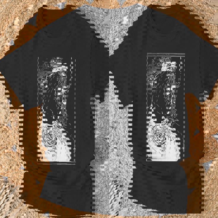 オーブリー・ビアズリーのピーコックスカート1893 Tシャツ 高齢者への贈り物