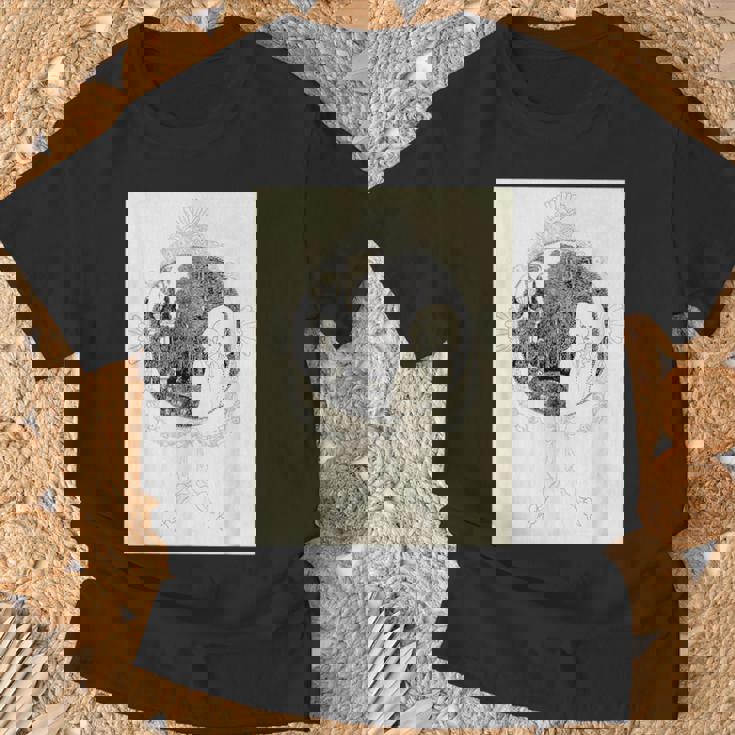 オーブリー・ビアズリー作「ミニッツのピエロ」1897 Tシャツ 高齢者への贈り物