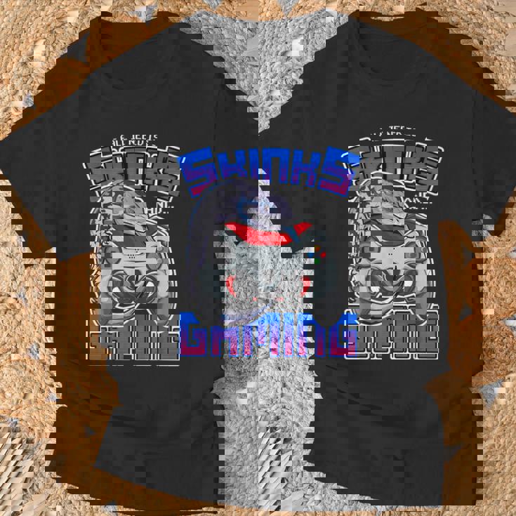 オール・アイ・ニード・イズ・アオジタトカゲとゲーム・ビデオゲーム・爬虫類 Tシャツ 高齢者への贈り物