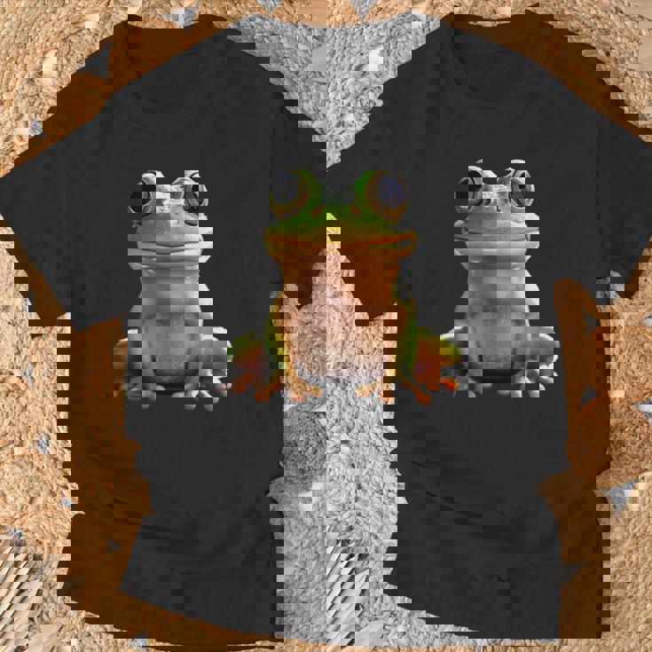 カエル アマガエル 赤ちゃんカエル かわいいカエル Tシャツ 高齢者への贈り物