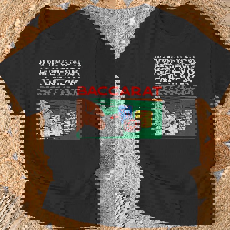 カジノバカラ ギャンブルデザイン ラスベガス、ギャンブラーベッティング Tシャツ 高齢者への贈り物