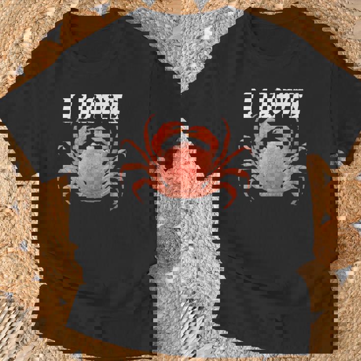 カニが大好き 美味しいカニ Tシャツ 高齢者への贈り物