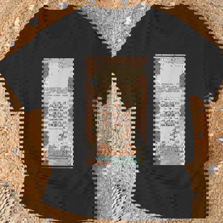 カピバラ カピバラ かわいい トロピカル 夏 Tシャツ 高齢者への贈り物