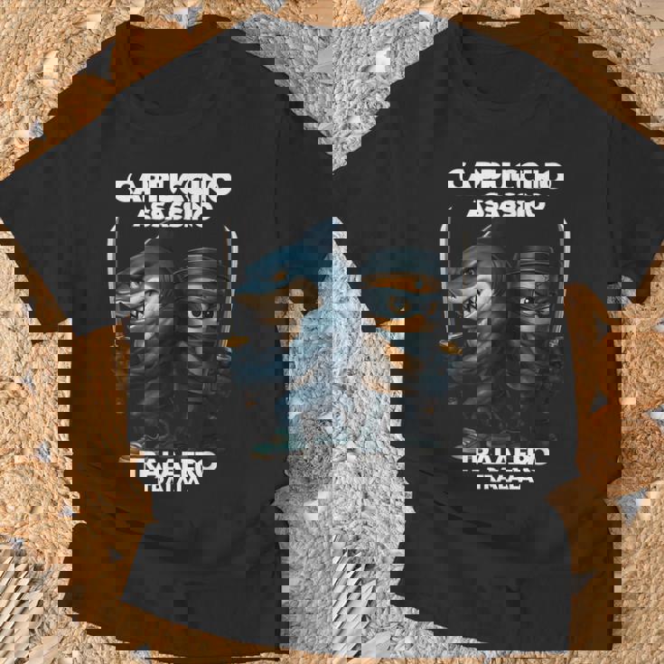 カプチーノ アサシーノ トラレロ トラララ イタリアン ブレイン ミーム Tシャツ 高齢者への贈り物