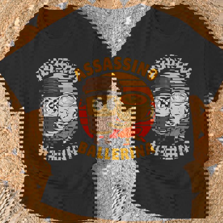 カプチーノ アサシーノ バレリーナ 面白い イタリアン ブレイン ミーム Tシャツ 高齢者への贈り物