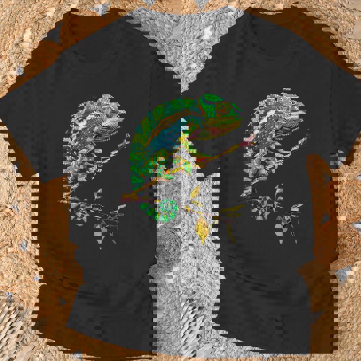 カメレオン トカゲ 爬虫類 カメレオン イグアナ トカゲ カメレオン Tシャツ 高齢者への贈り物