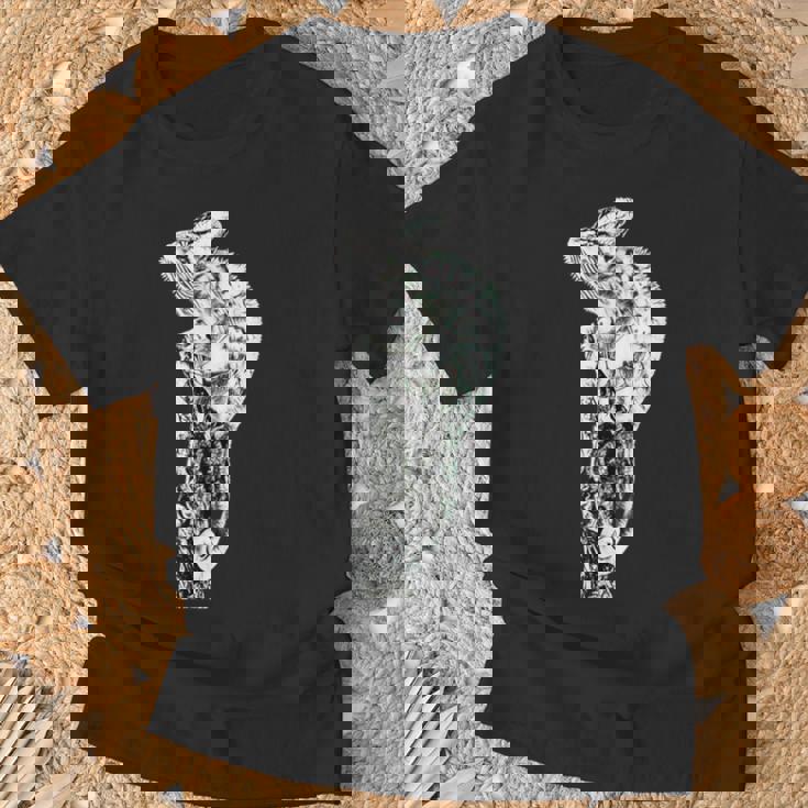 カメレオン 爬虫類 モチーフ カラフル テラリウム カメレオン Tシャツ 高齢者への贈り物