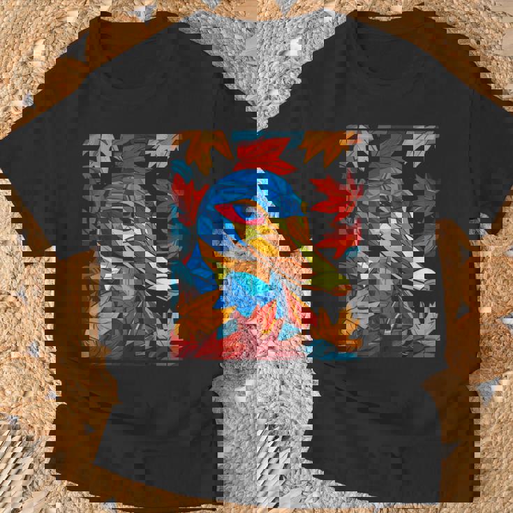 カモノハシ 動物 モチーフ イラスト カモノハシ Tシャツ 高齢者への贈り物