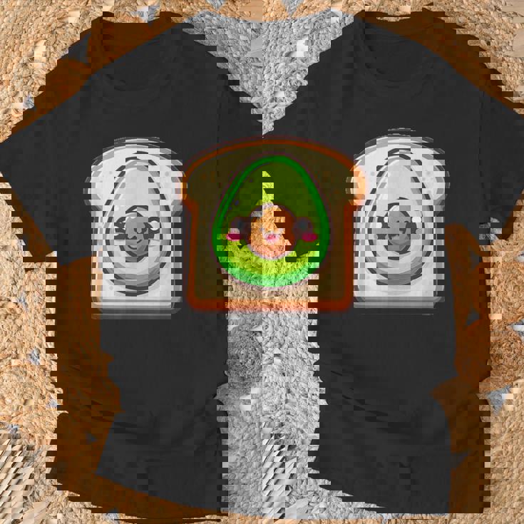 カワイイ アボカドトースト Tシャツ 高齢者への贈り物
