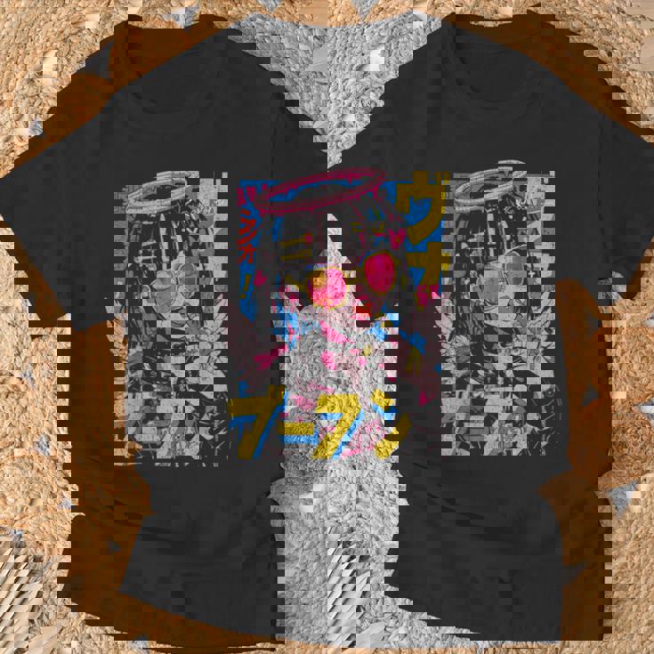 カワイイ ストリートウェア ヒップホップ Hip Hop サイバーパンク エンジェル テックウェア マンガ アニメ Tシャツ 高齢者への贈り物