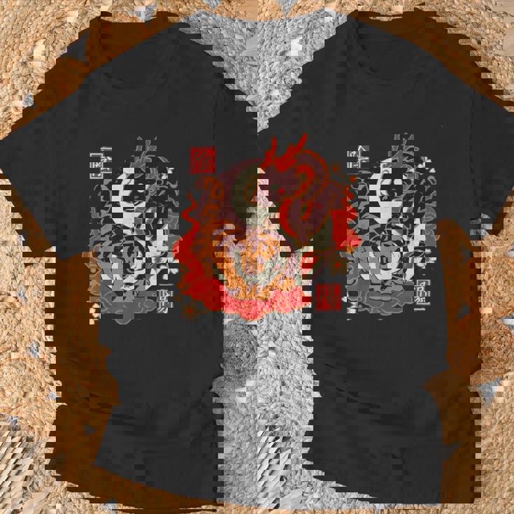 カワイイタイガーアンドドラゴンジャパン Tシャツ 高齢者への贈り物