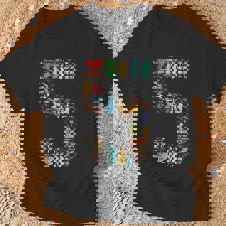 キッズ 5歳 誕生日 虫 虫 カブトムシ 男の子 女の子 5歳 Tシャツ 高齢者への贈り物