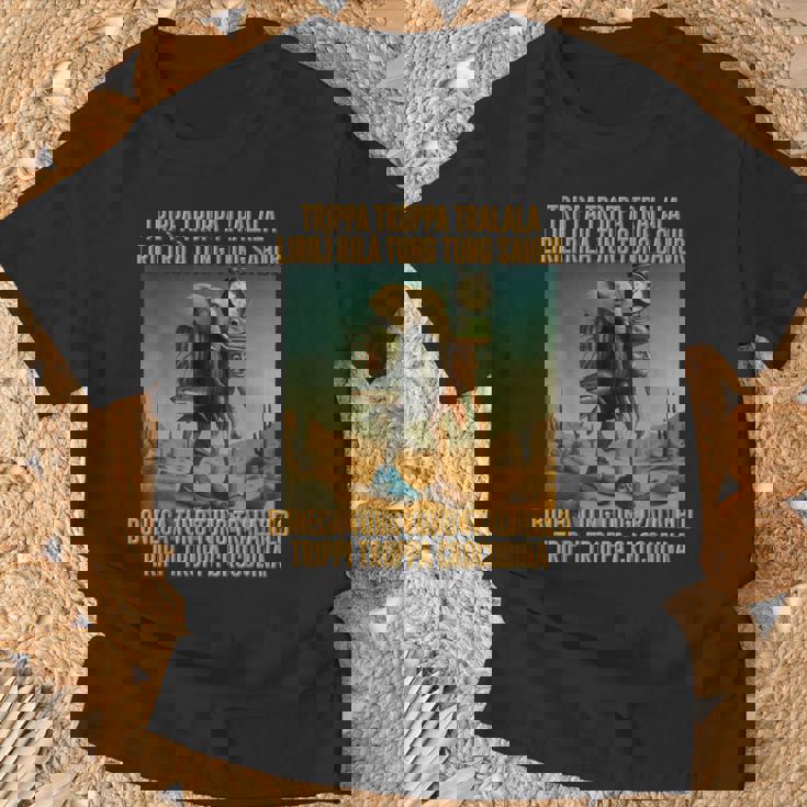 キッズ トレンド ミーム ブレイン イタリアン トリッパ トラララ Tシャツ 高齢者への贈り物